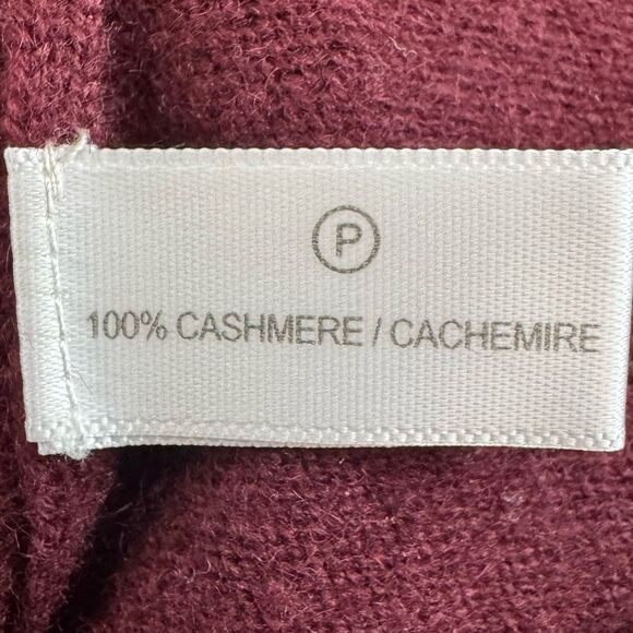 Lisa Todd Women’s 100% Cashmere Frayed Hem Sweater Size Small - Picture 7 of 7